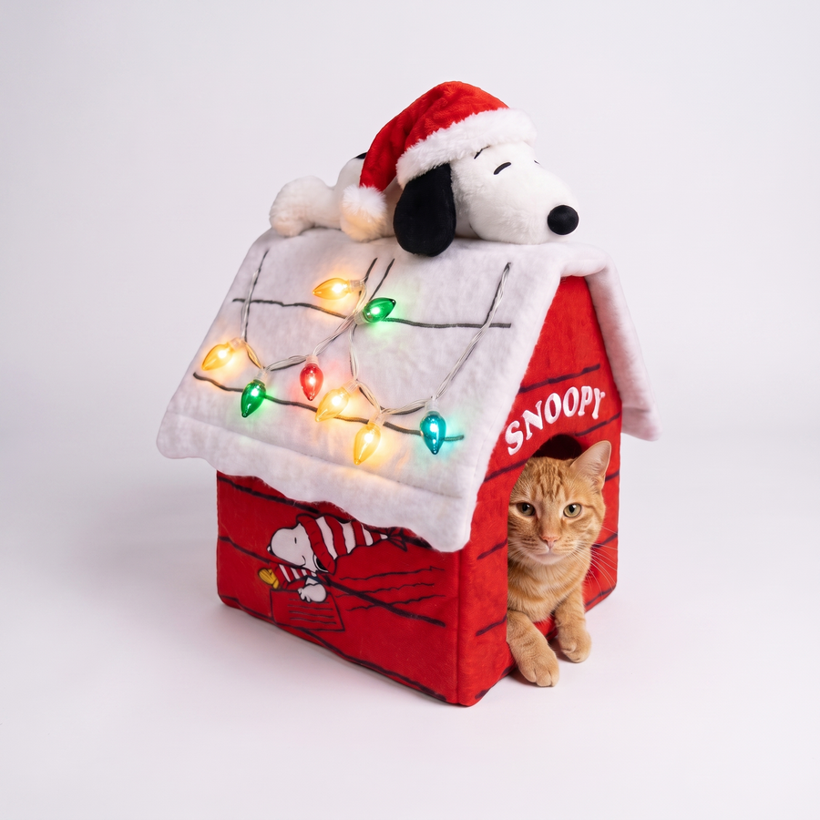 Christmas Cat House